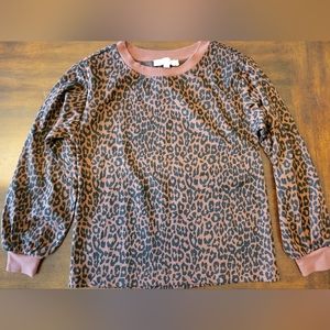 Leopard Print Sweatshirt